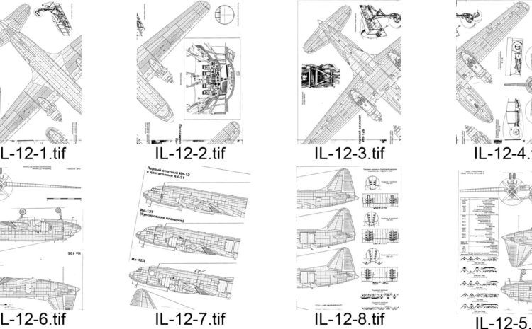 Ильюшин Ил-12 чертежи